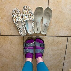 SOLD Coffee Patterned Toms